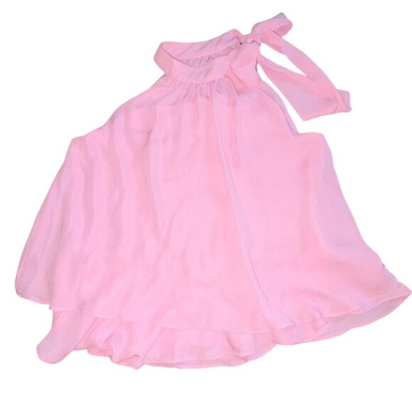 Versona Tie Neck Halter Blouse-Light Pink-Size Small-NWT - Picture 1 of 8